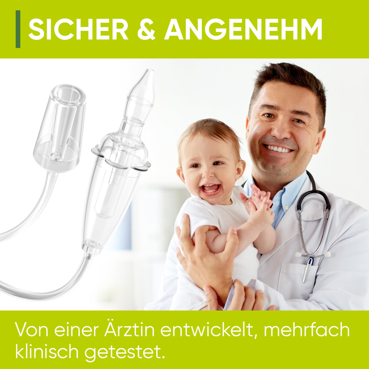 Airmed's Nasensauger Reinigungsbürste. Ersatzteil für Pflege & Hygiene